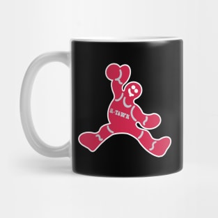 Jumping Houston Rockets Gingerbread Man Mug